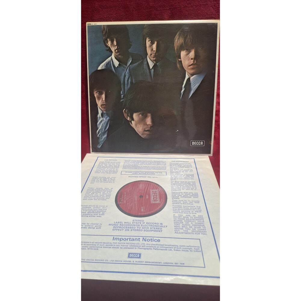 Rolling Stones No. 2 UK Mono DECCA LK4661 Vinyl XARL-6619-4A VG+